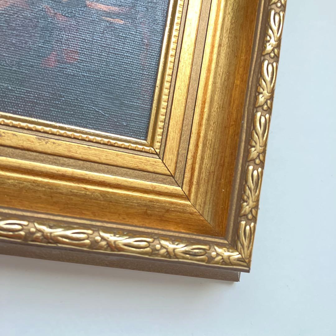 ヘリット・ファン・ホントホルスト 絵画 歯医者 ゴールド 額縁 ビンテージ レア