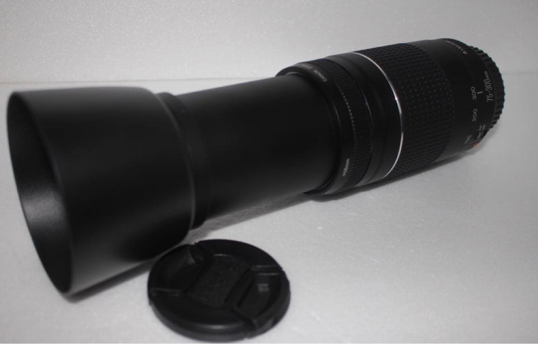 キャノン超望遠レンズ　人気の300㎜　Canon EF75-300㎜