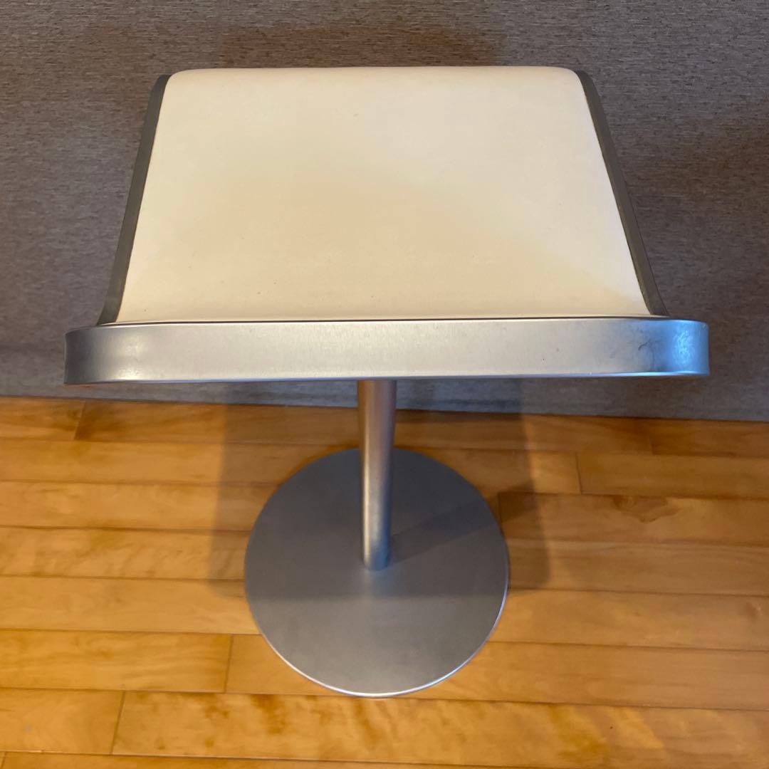 LEM ADAL ラパルマ　スツール　ハイタイプ　本革　ホワイト　①