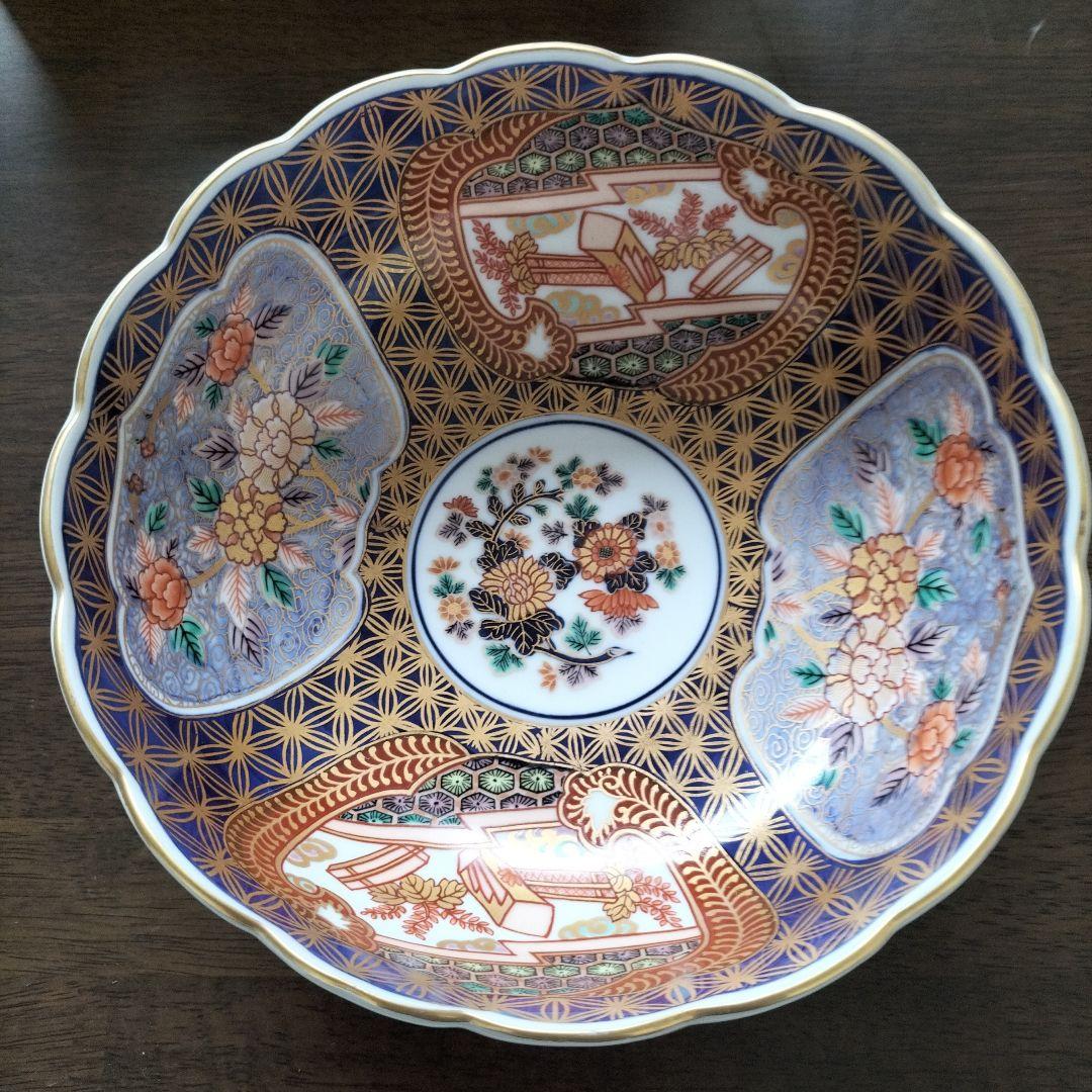 献上手古伊万里　丼　日肥其泉 昭和年製　有田焼