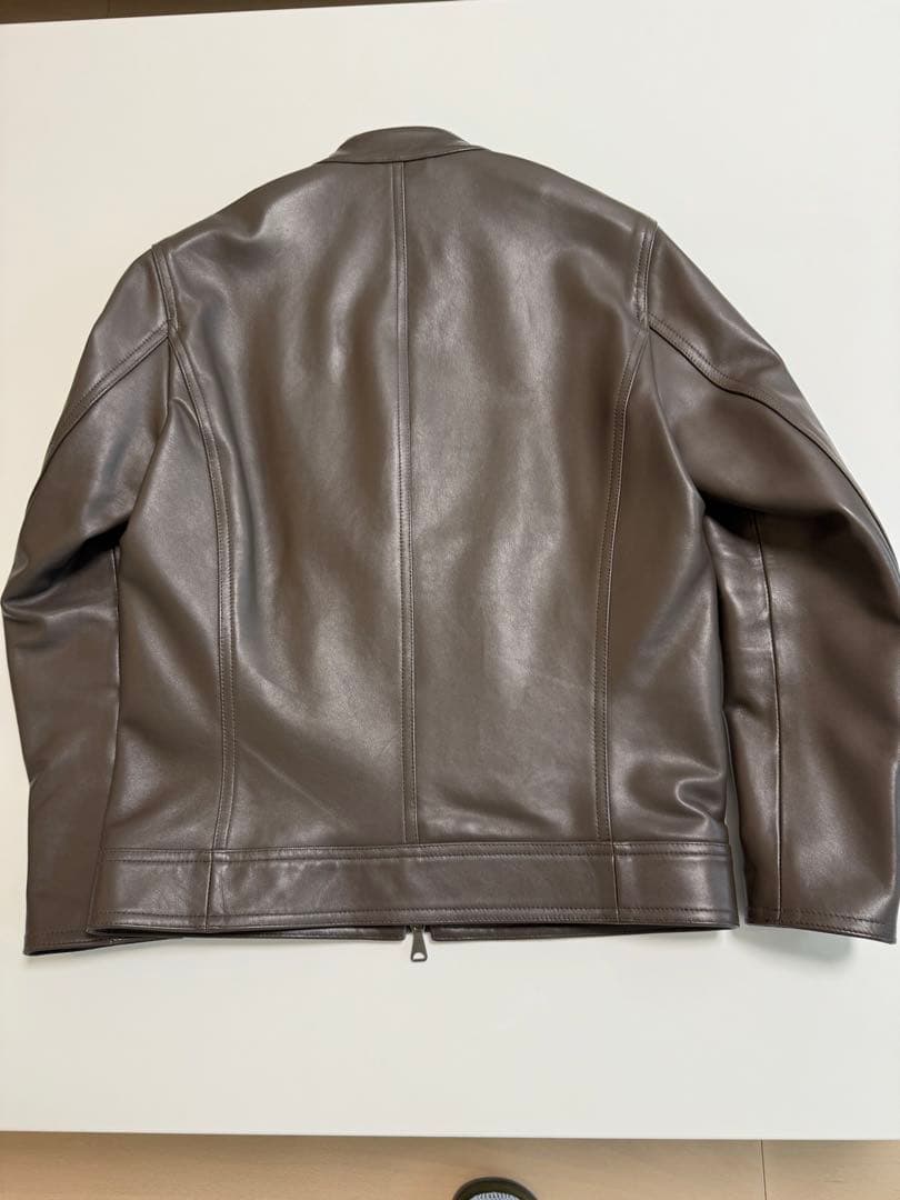 【未使用品】EMMETI エンメティーJURIユリ　シングルライダースジャケット