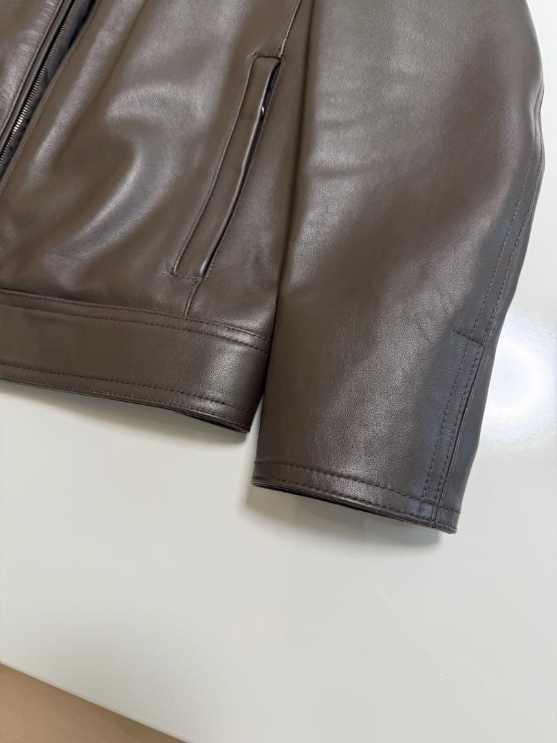 【未使用品】EMMETI エンメティーJURIユリ　シングルライダースジャケット