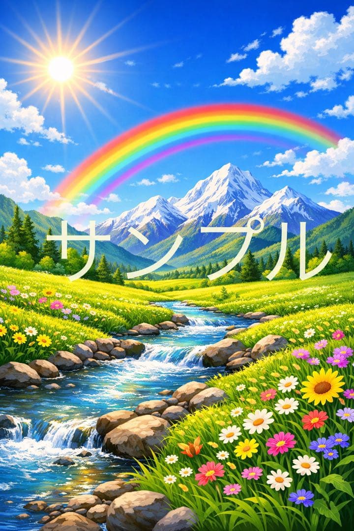 絵画　自然の風景①