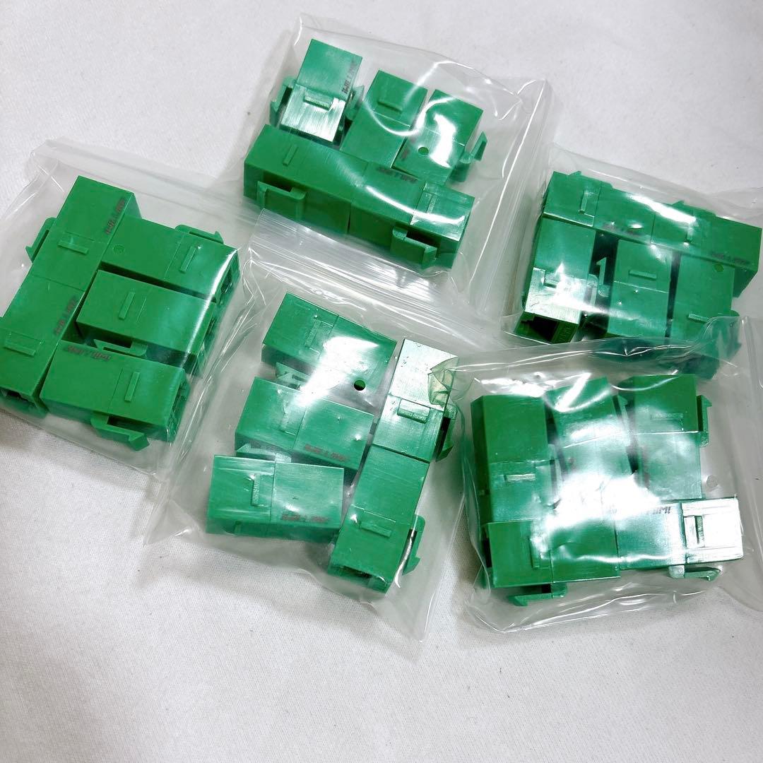 キーストーンカプラー 25個パック メス-メス Cat6キーストーンジャック