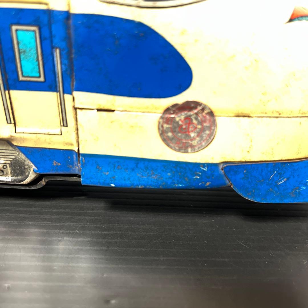 レア❗️ 昭和レトロ　当時物　浅草トイ　わんぱく探偵団　ひかり号　ブリキ