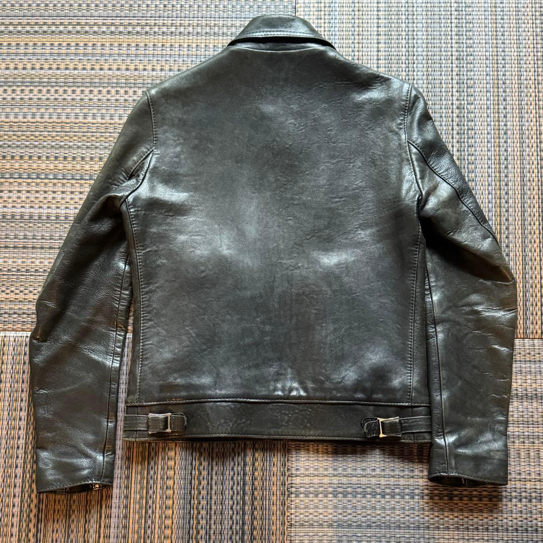 ルイスレザー コルセア タイトフィット シープスキン 36