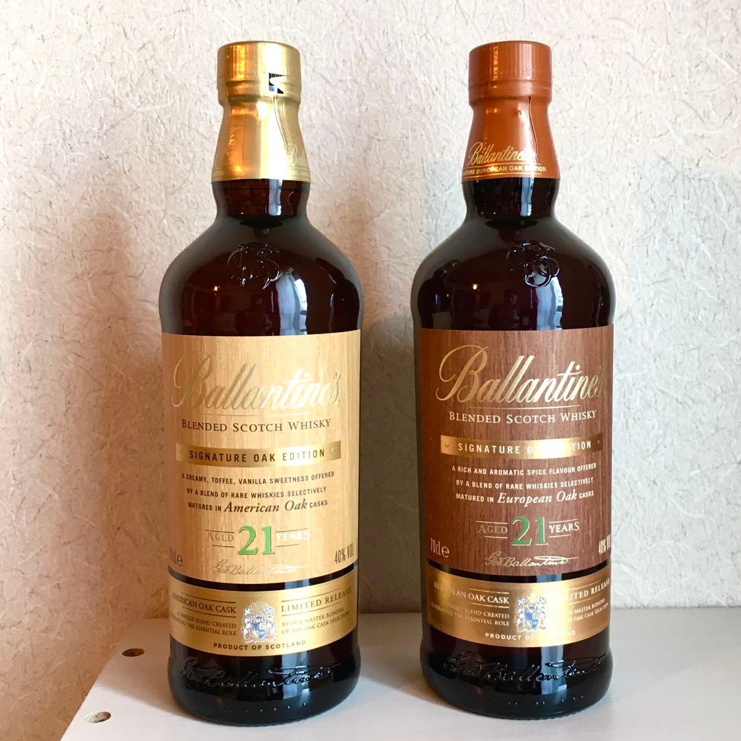 バランタイン 21年 ヨーロピアンオーク ＆ アメリカンオーク エディション