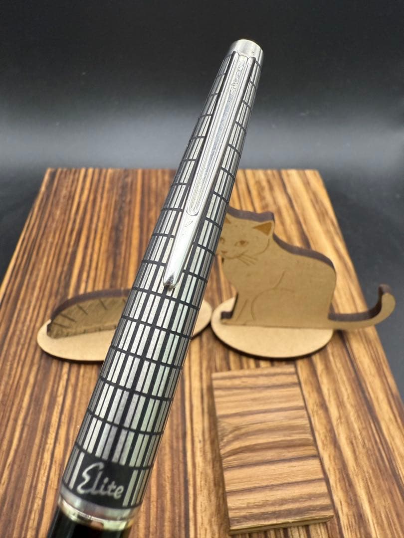 Pilot 万年筆 エリート 蝕刻 ショート 18K