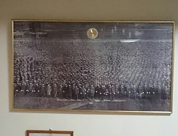 昭和天皇 観閲式 横91cm×縦51cm