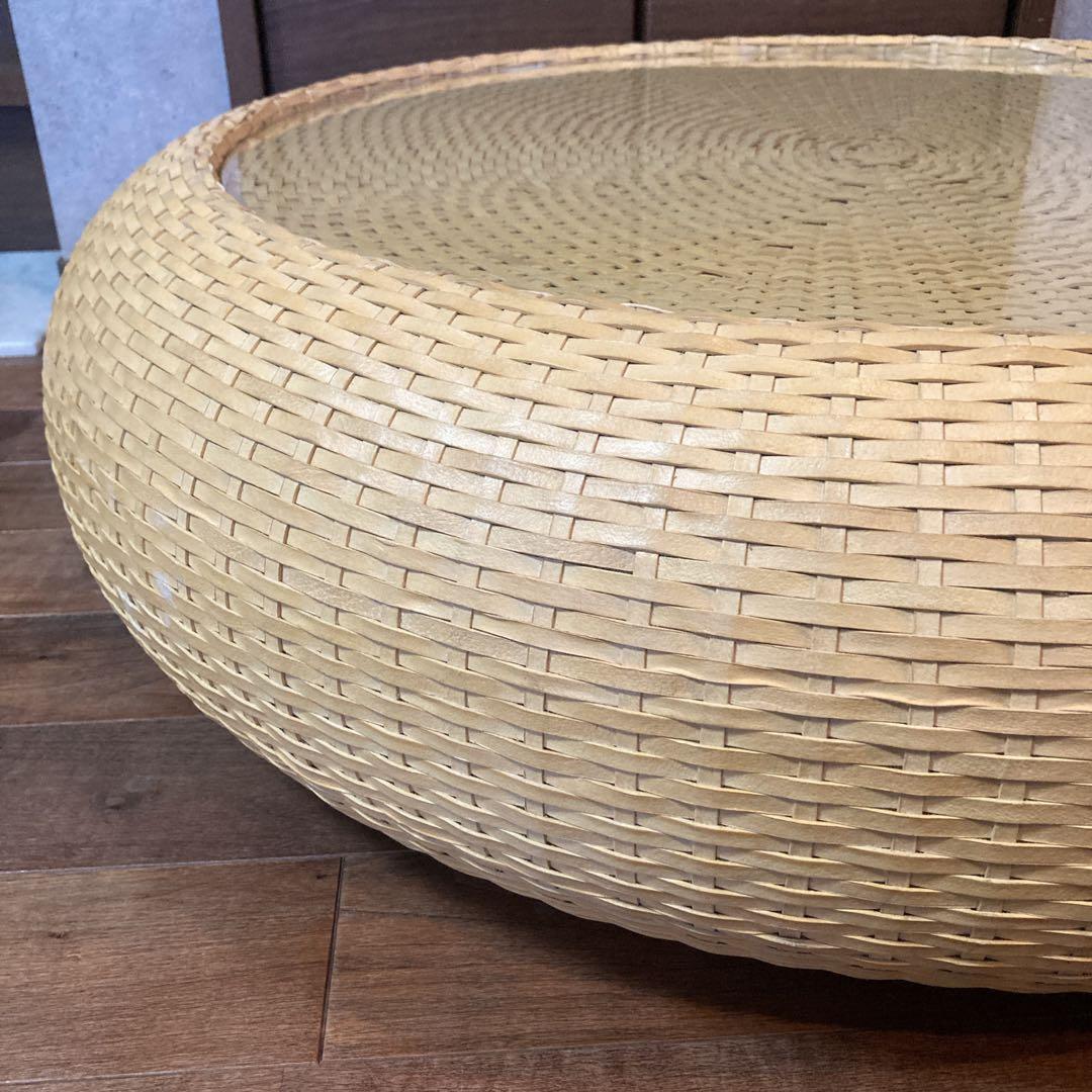 モダンレトロ アスプルンド ココンローテーブル円形 円型 ちゃぶ台 円卓 座卓