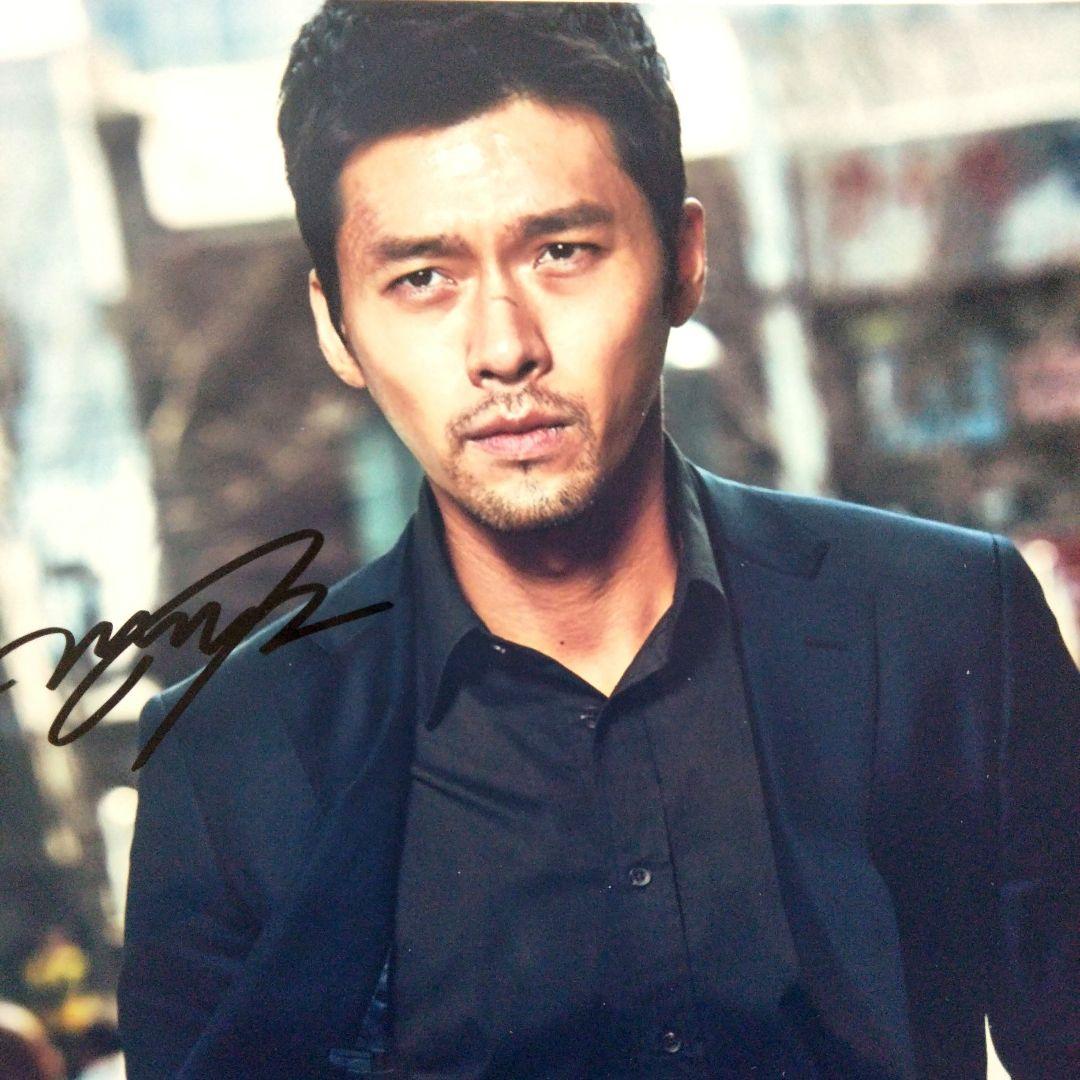 ヒョンビン直筆サイン入り超 大型写真…愛の不時着、シークレットガーデン