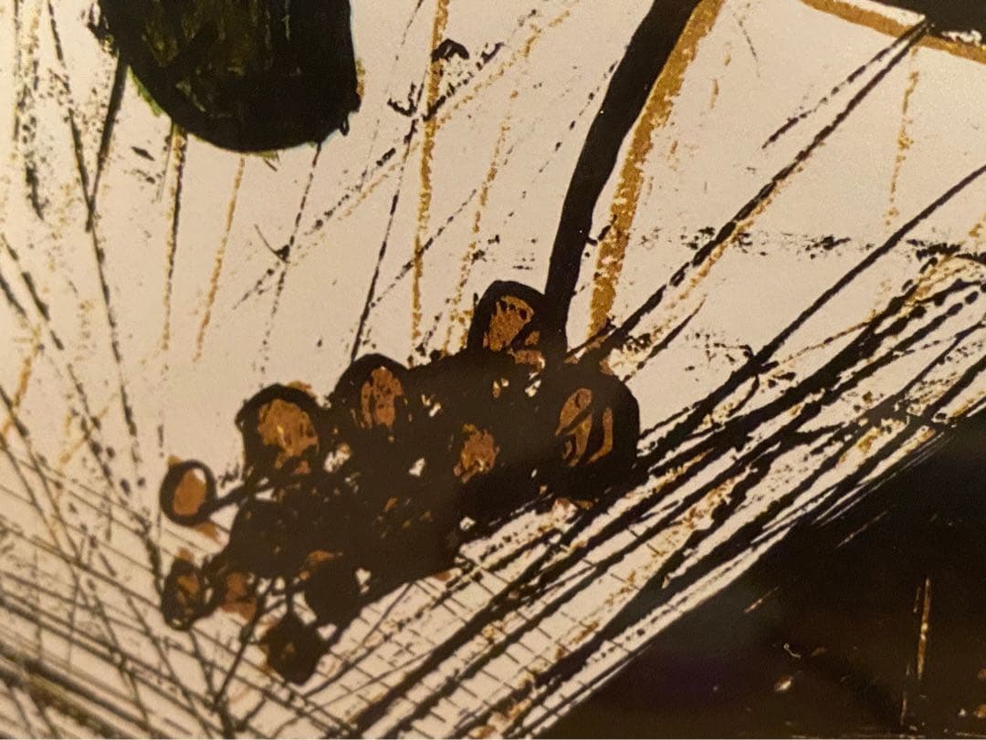 ベルナール・ビュッフェ 果物入れのある静物 額縁 インテリア アート