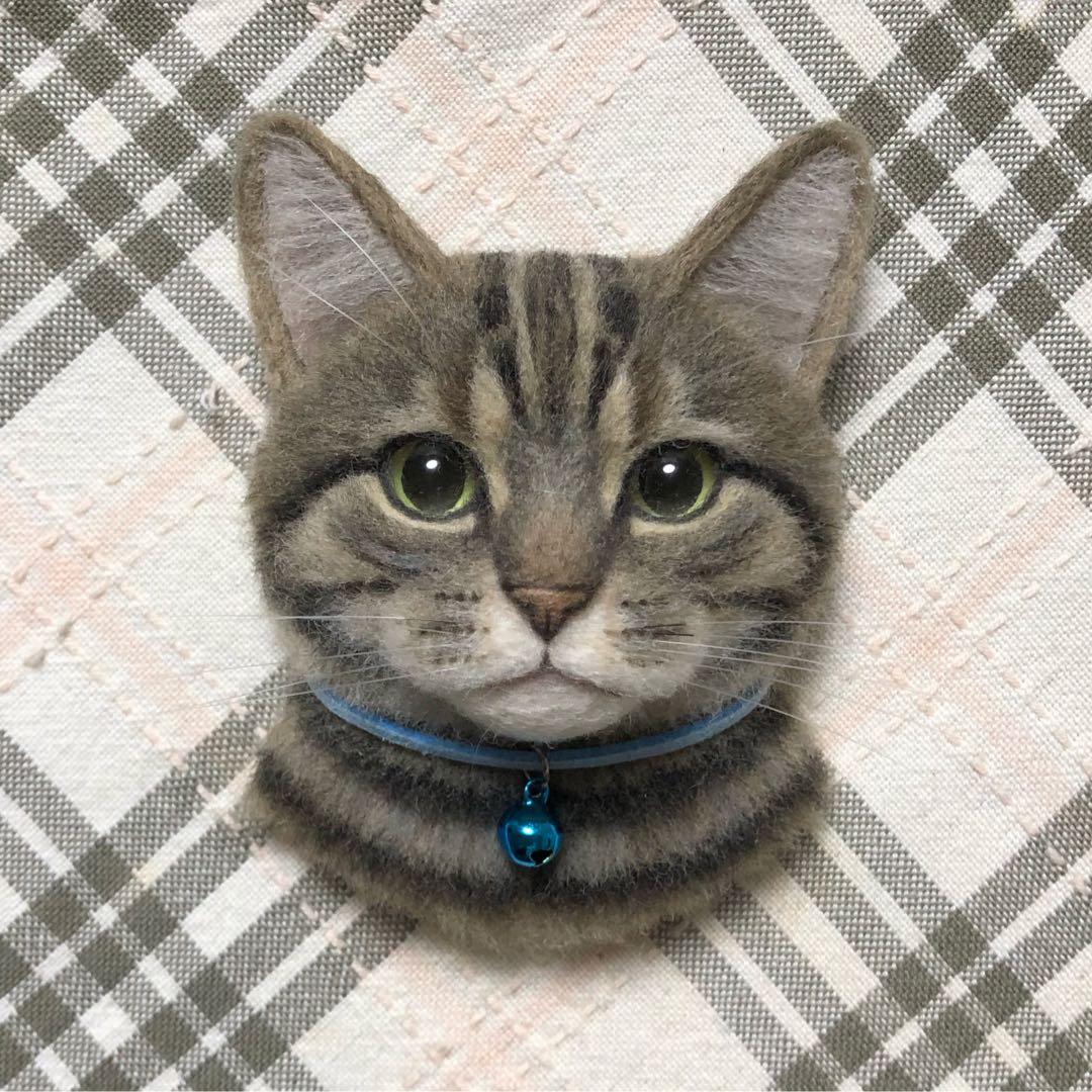 羊毛フェルト 猫 ハンドメイド れな