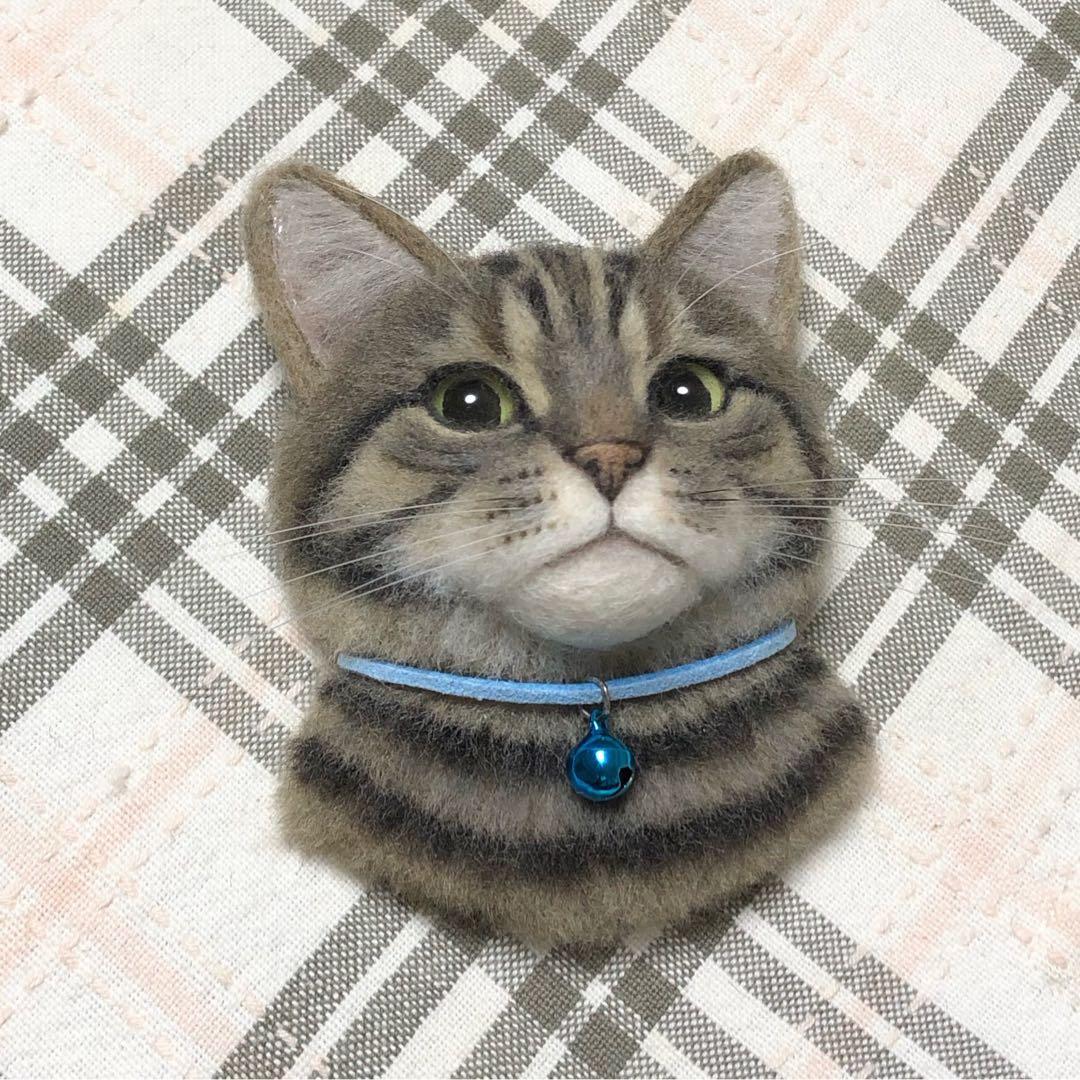 羊毛フェルト 猫 ハンドメイド れな