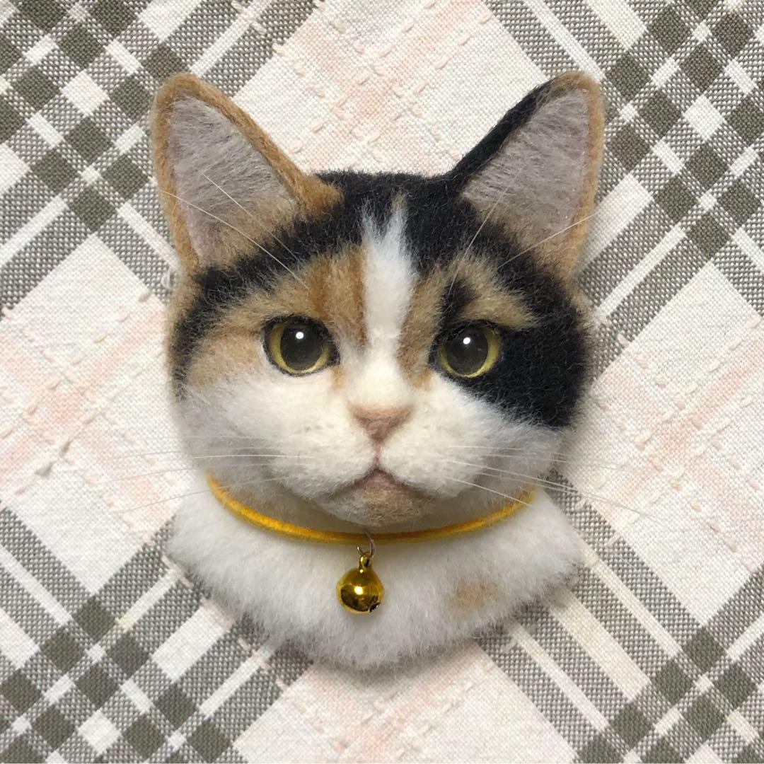 羊毛フェルト 猫 ハンドメイド れな