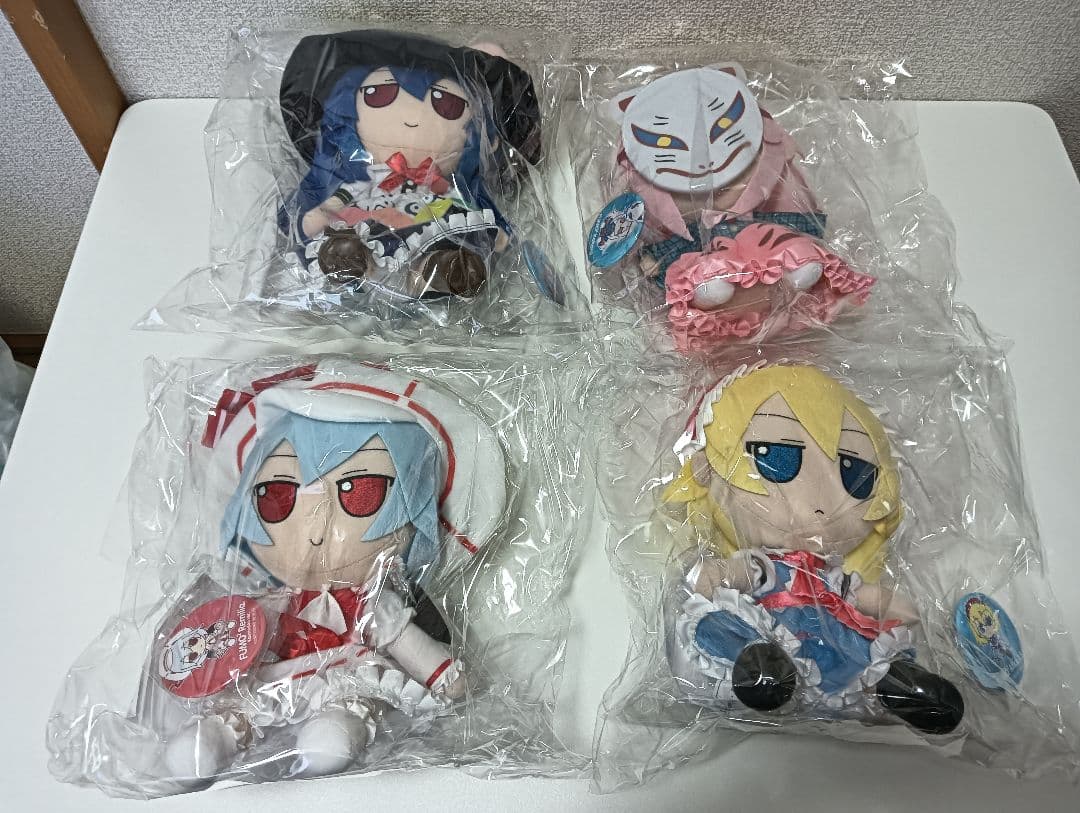 東方ぬいぐるみシリーズ　44 35 28 25 天子　アリス　レミリア　こころ