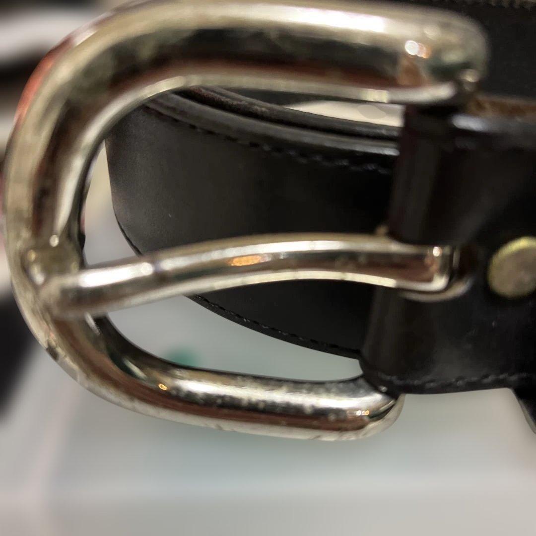 ま*と様 値下げ！ハーレーダビッドソン ブラックレザーベルト