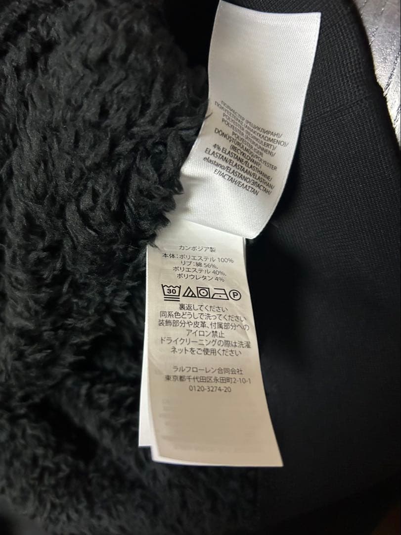Polo Ralph Lauren ボア パーカー ブラック