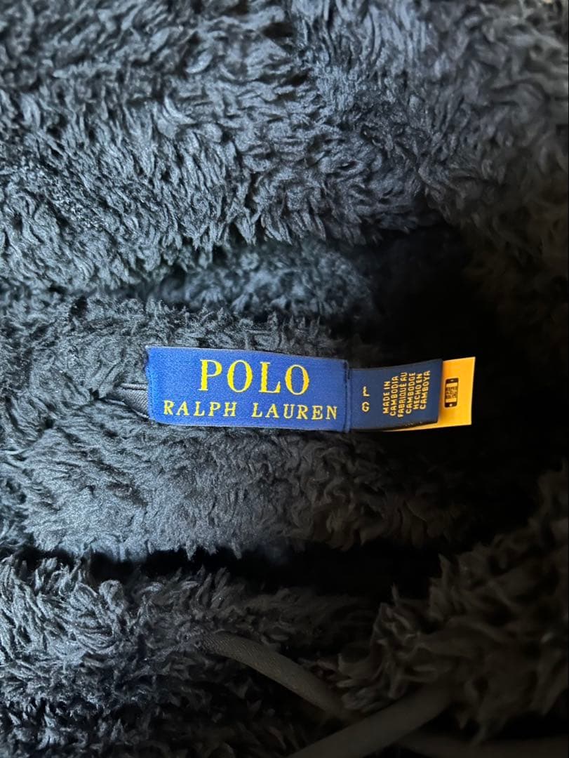 Polo Ralph Lauren ボア パーカー ブラック