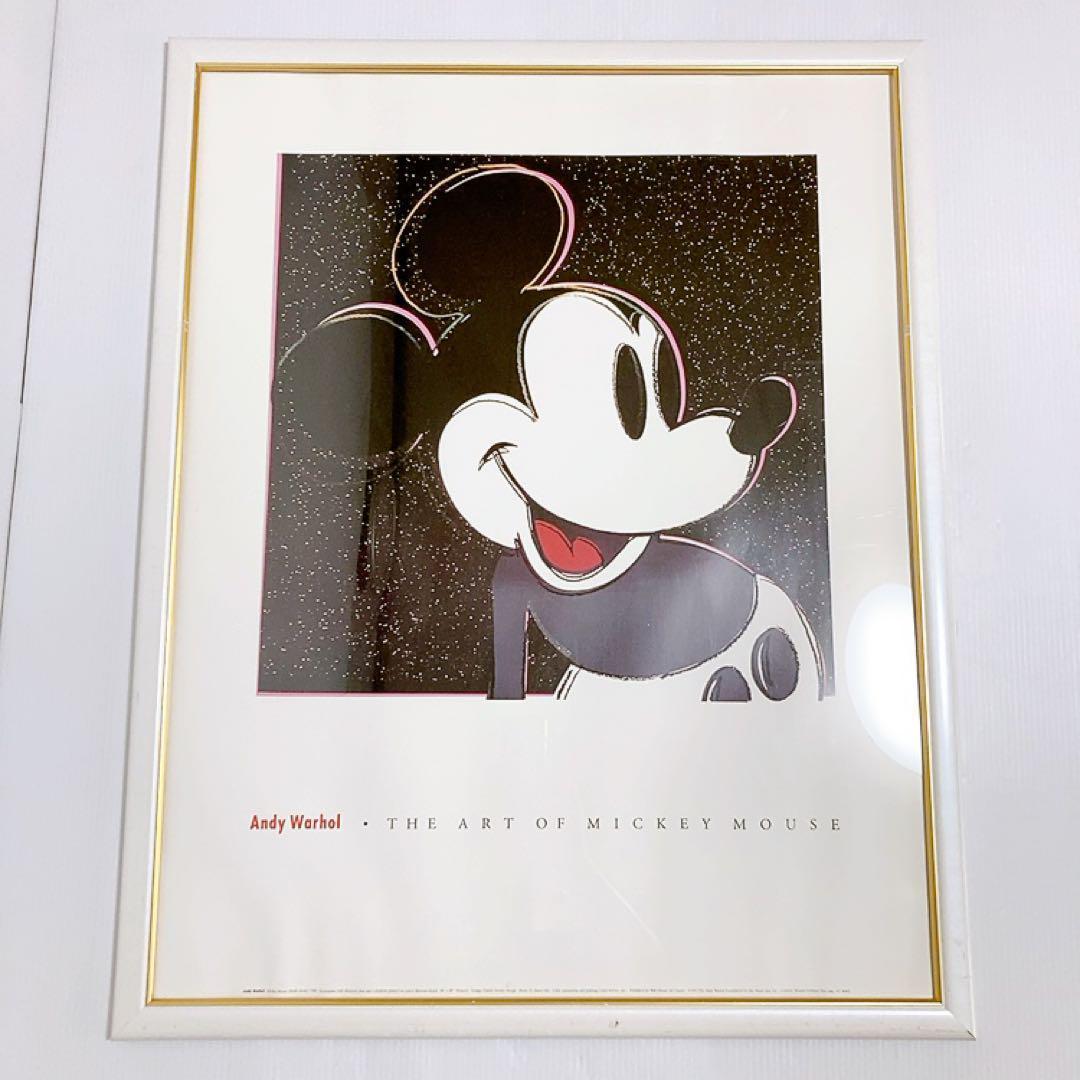 特大★希少★ミッキー　アートポスター　ウェイン・ティーボー　アンディ・ウォーホル