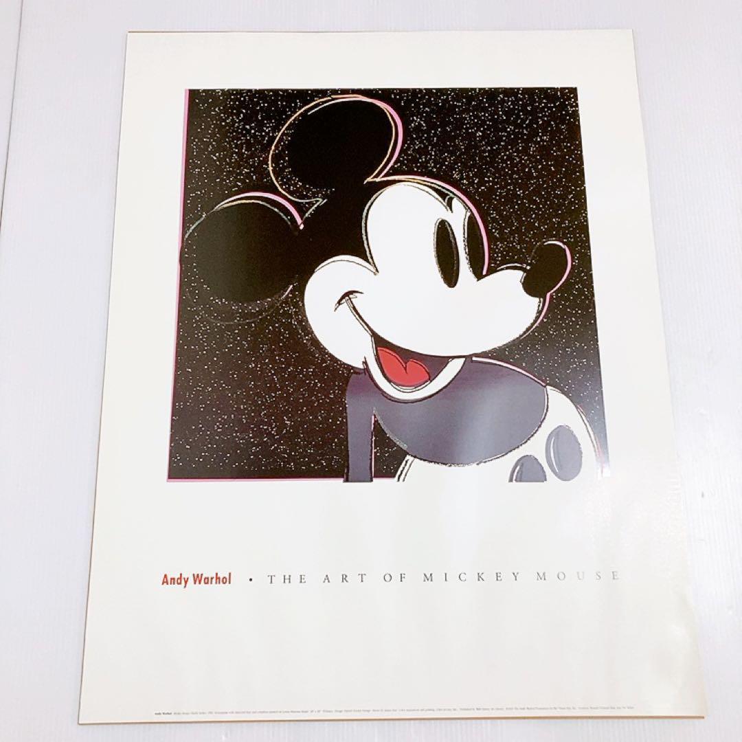 特大★希少★ミッキー　アートポスター　ウェイン・ティーボー　アンディ・ウォーホル