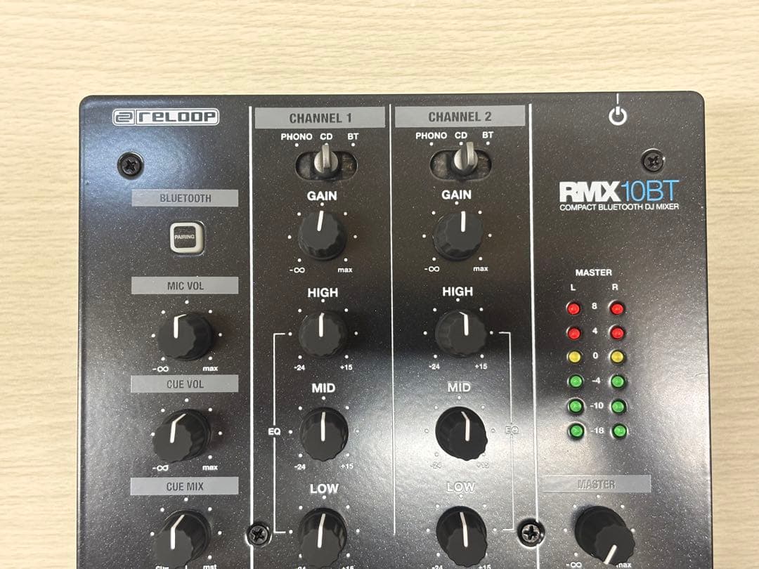 Reloop RMX-10BT Bluetooth入力搭載 DJミキサー ⑨