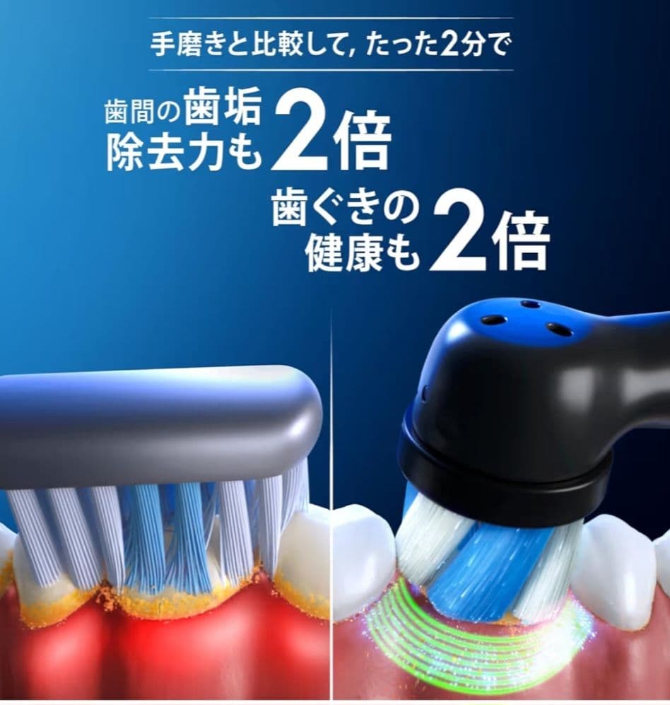 Oral-B iO6☆電動歯ブラシ本体+新品替えブラシ3本セット