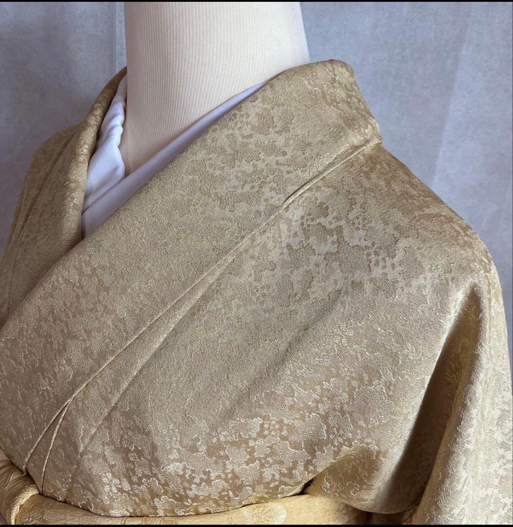 l*a様 色無地　正絹　トールサイズ　ぼかし　さが美　雪輪　落款有り