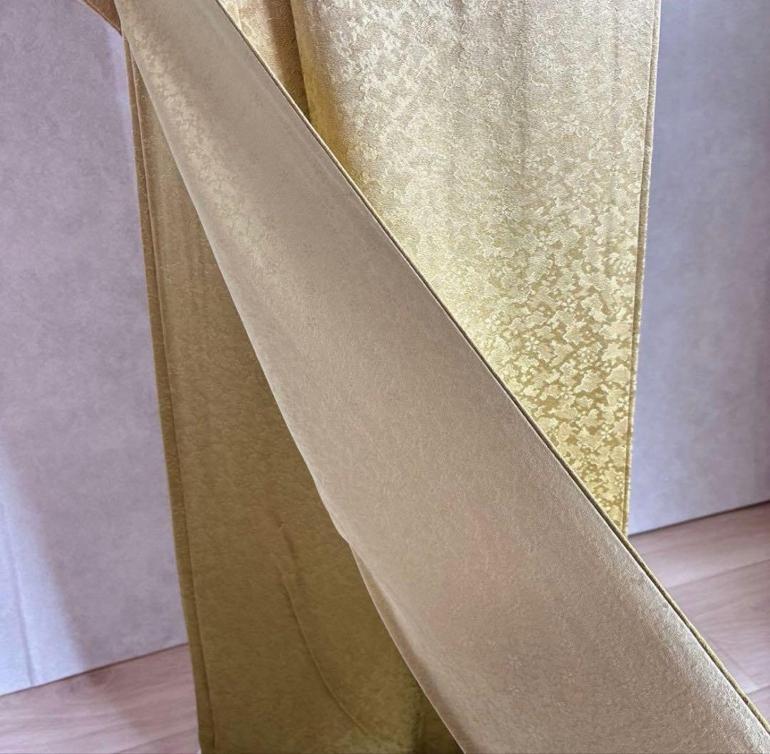 l*a様 色無地　正絹　トールサイズ　ぼかし　さが美　雪輪　落款有り