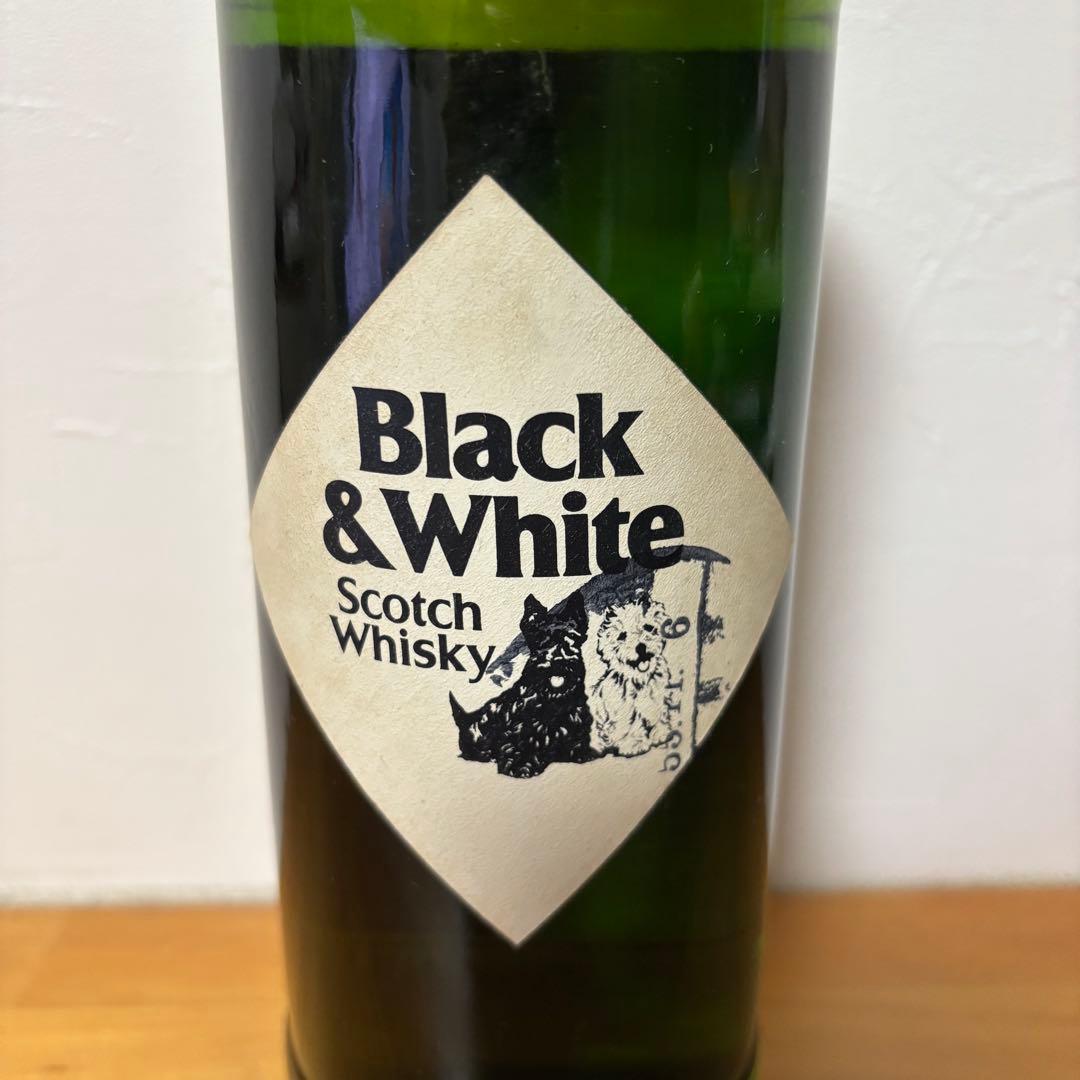 ✨古酒✨Black & White 1980年 スコッチウイスキー 750ml