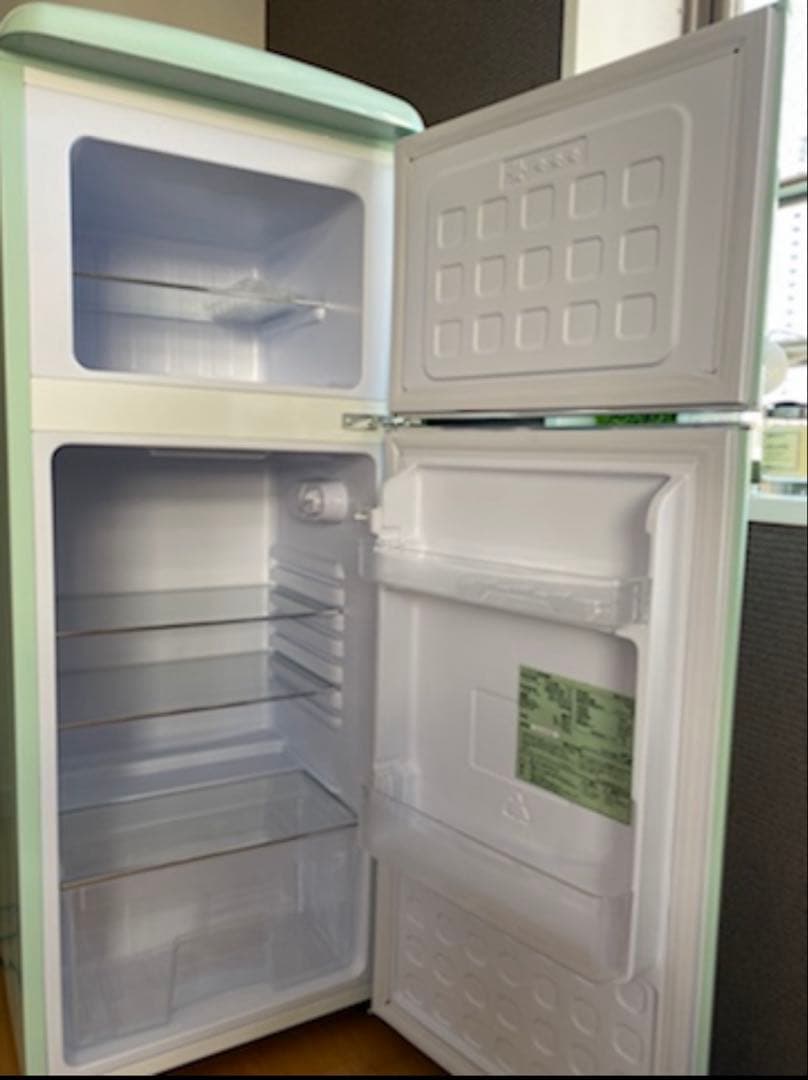 【*k様 【最終値下げ中！】アイリスプラザ 114Lレトロ冷蔵庫 PRR-122