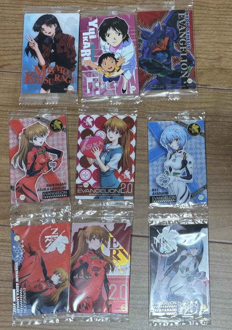 【未開封まとめ売り希少】新世紀エヴァンゲリオン ウエハースまとめ売り　約200枚