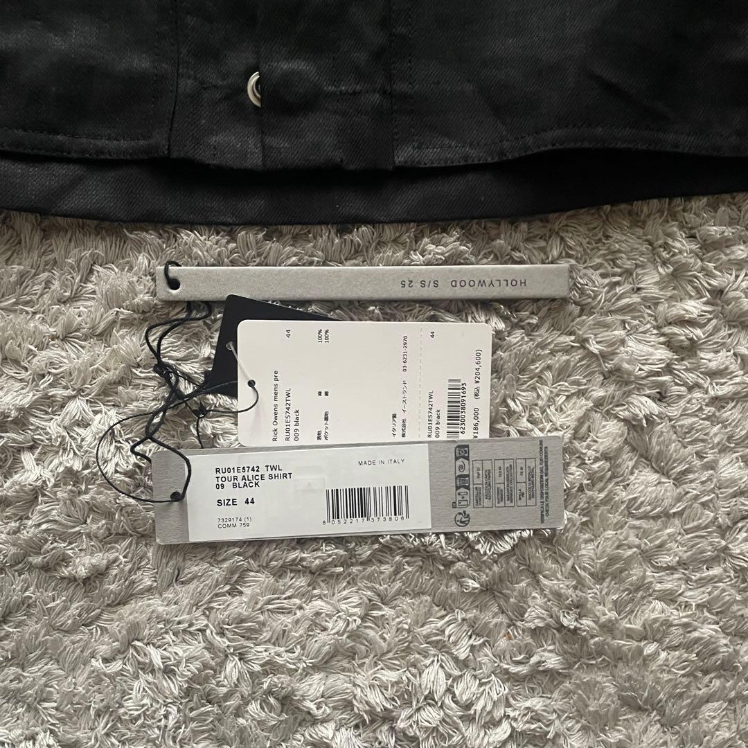 ジャケット・アウター 2025SS Rick Owens ALICE TOUR SHIRT
