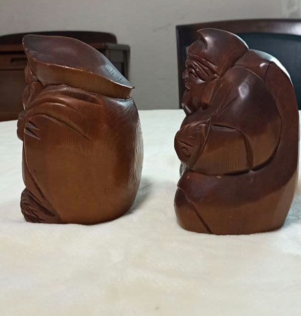 縁起物 恵比寿 大黒天 ２体