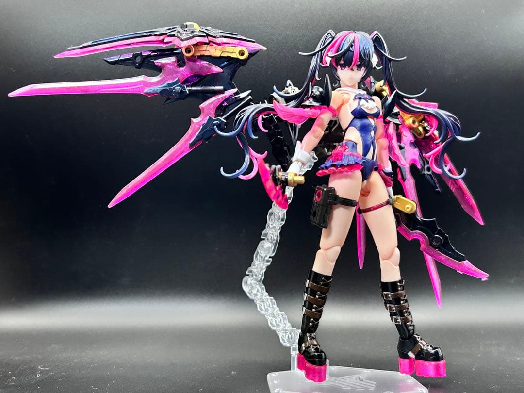 メガミデバイス　デザイアメイデン　レイダー 塗装済み完成品　パラディンデカール