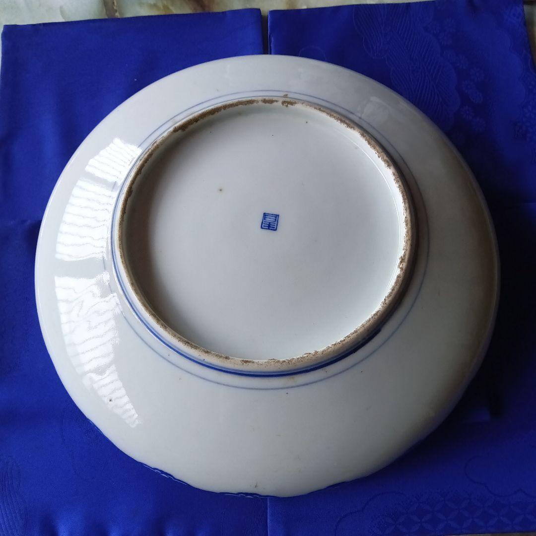 古伊万里唐獅子花の図柄鉢