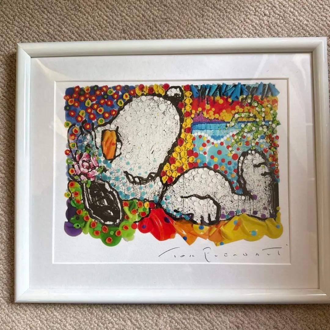 Tom Everhart Snoopy リトグラフ　直筆サイン入り
