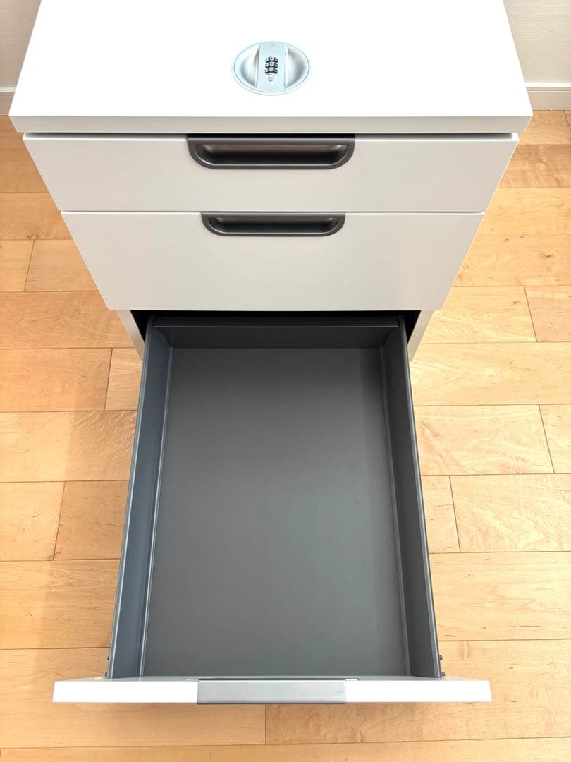 【IKEA】 ガッラント デスクワゴン オフィス ユニット 3段 キャスター付き