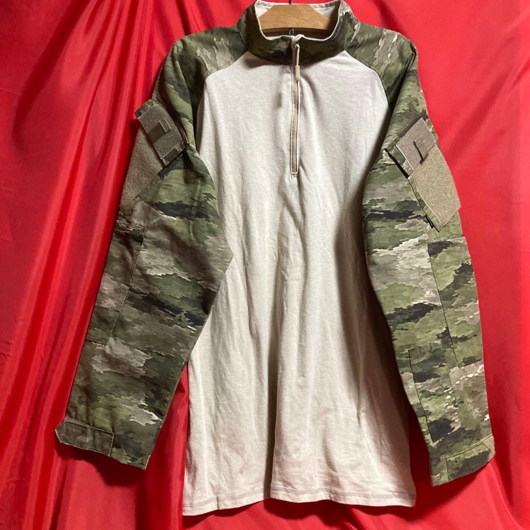 TRU-SPEC 1/4ZIPコンバットシャツ A-TACSⅨ 美品 XL-R