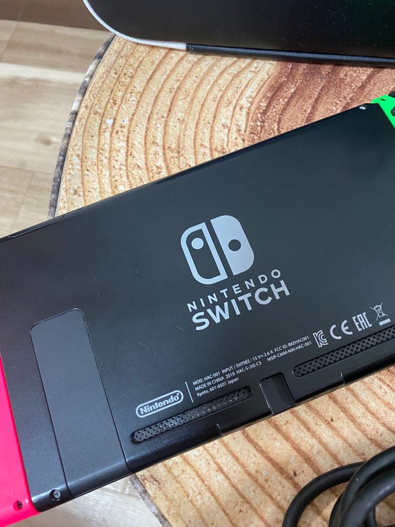 Nintendo Switch ニンテンドースイッチ本体　GRN/PNK 箱無し