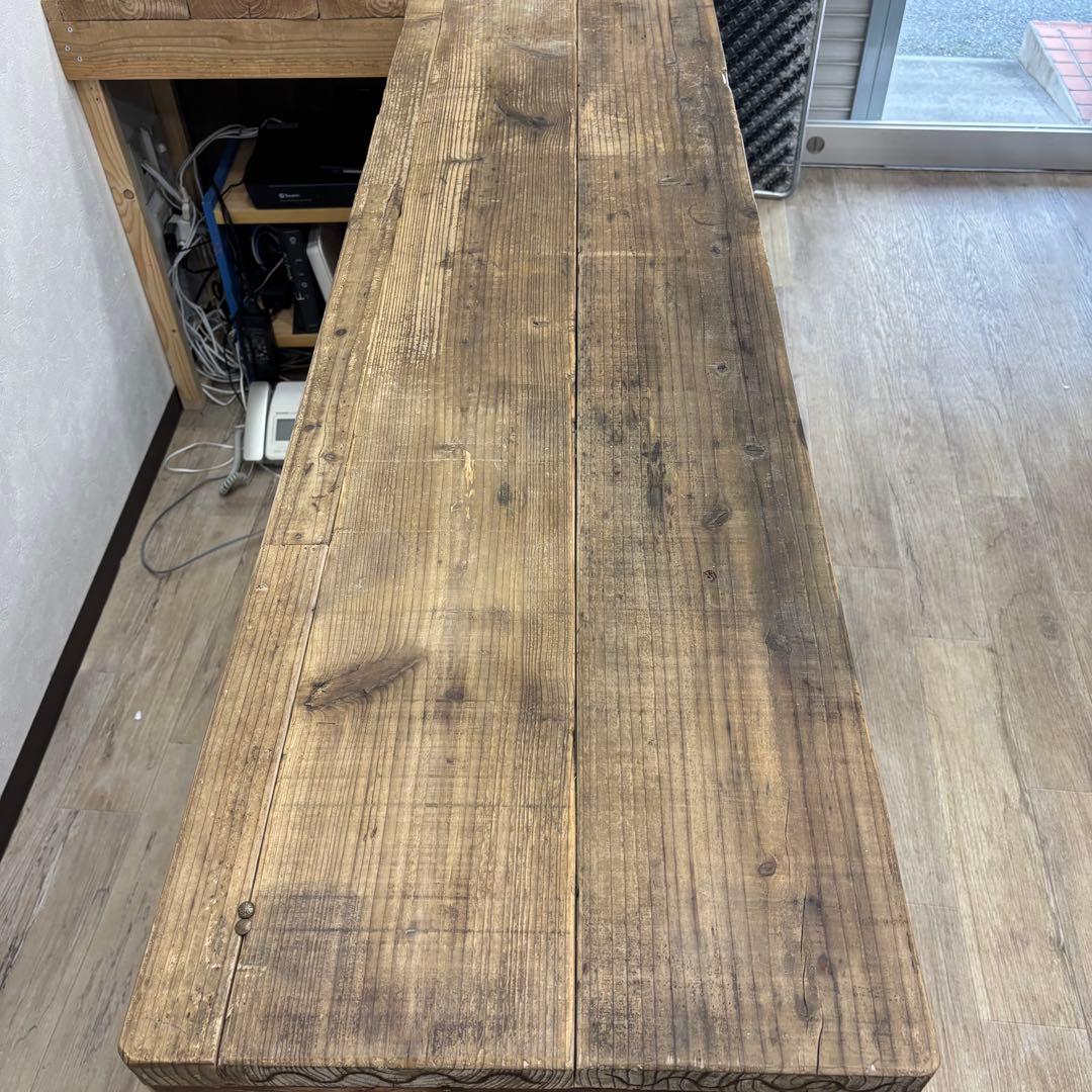 こ*ん様 店舗什器 オーダーメイドレジ台足場板はしけ板アメリカン雑貨アメカジ