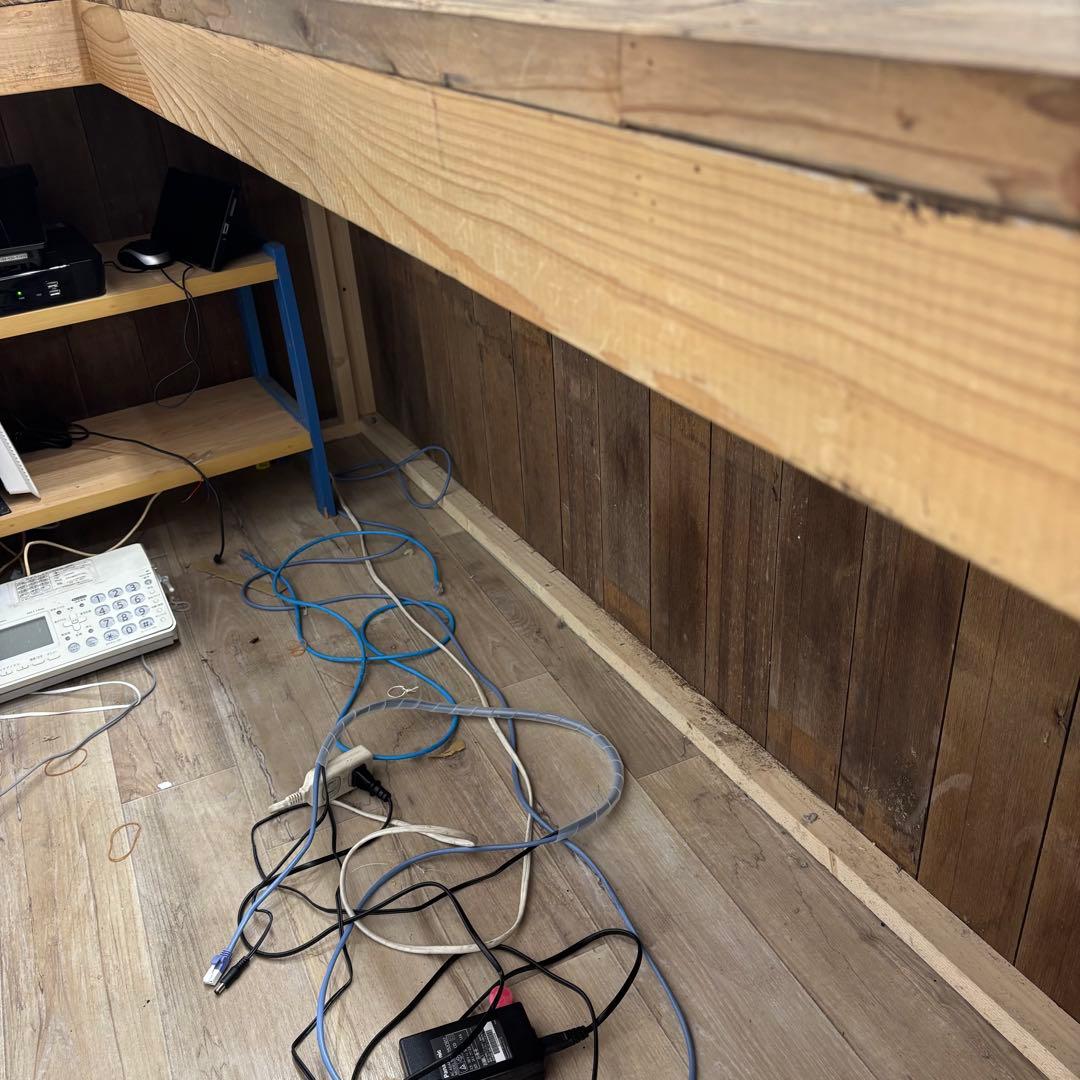 こ*ん様 店舗什器 オーダーメイドレジ台足場板はしけ板アメリカン雑貨アメカジ