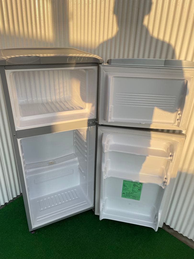 847 アクア シルバー2ドア冷蔵庫 右開き トップフリーザー 一人暮らし 単身