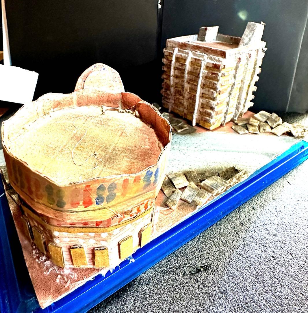 TMKゴジラ２０２３プラモデル組み立て完成品、銀座ジオラマセット