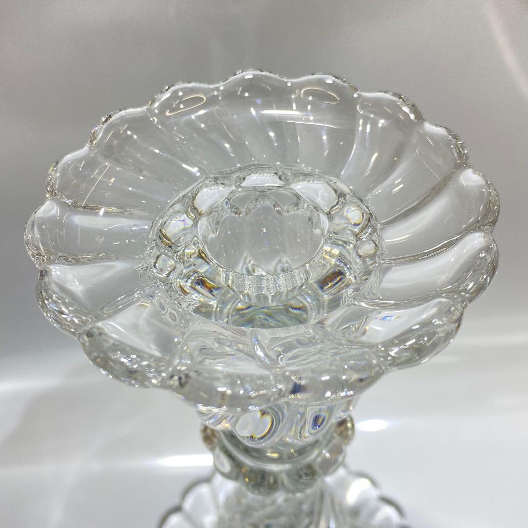 Baccarat バカラ バンブートゥース キャンドルスタンド オールドバカラ