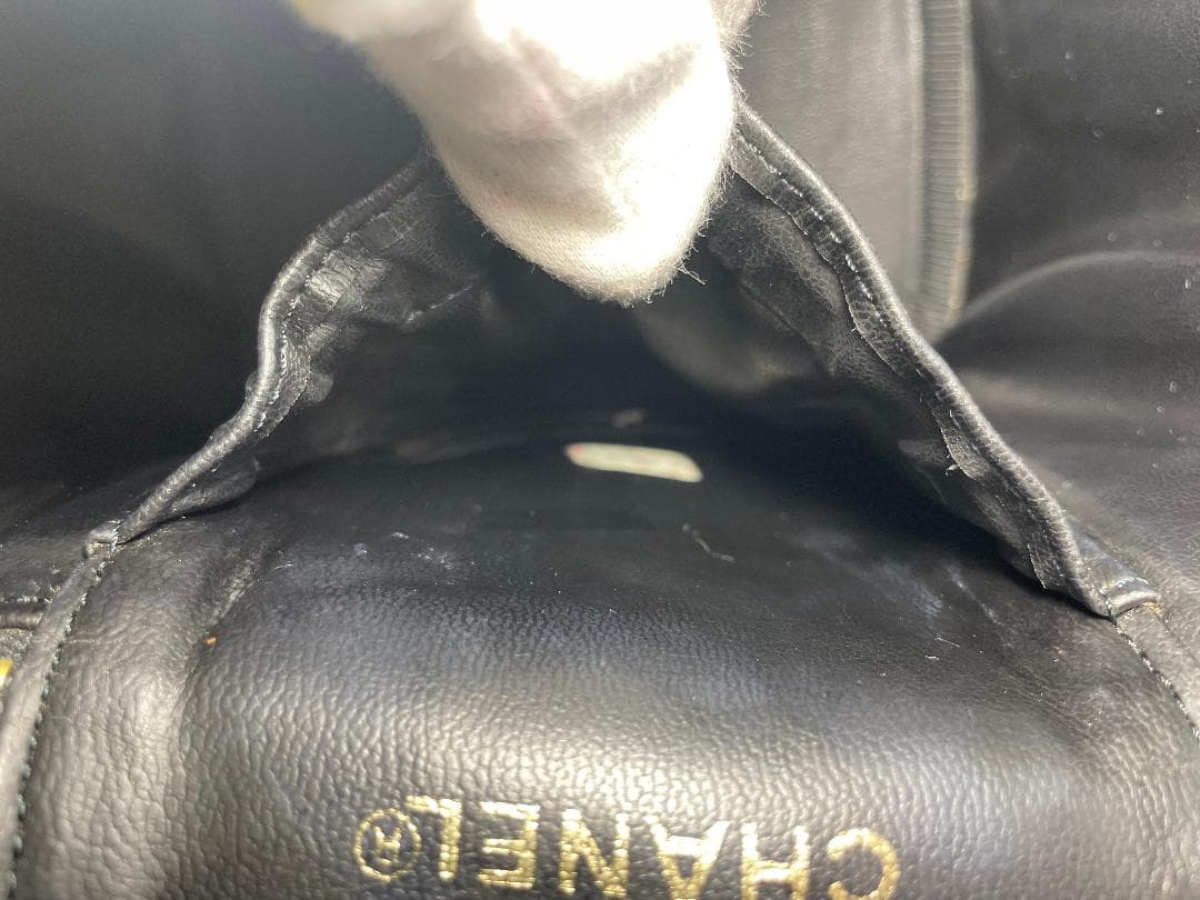 瑠衣　CHANEL バニティ　バッグ　化粧ポーチ　レザー　小物ポーチ134