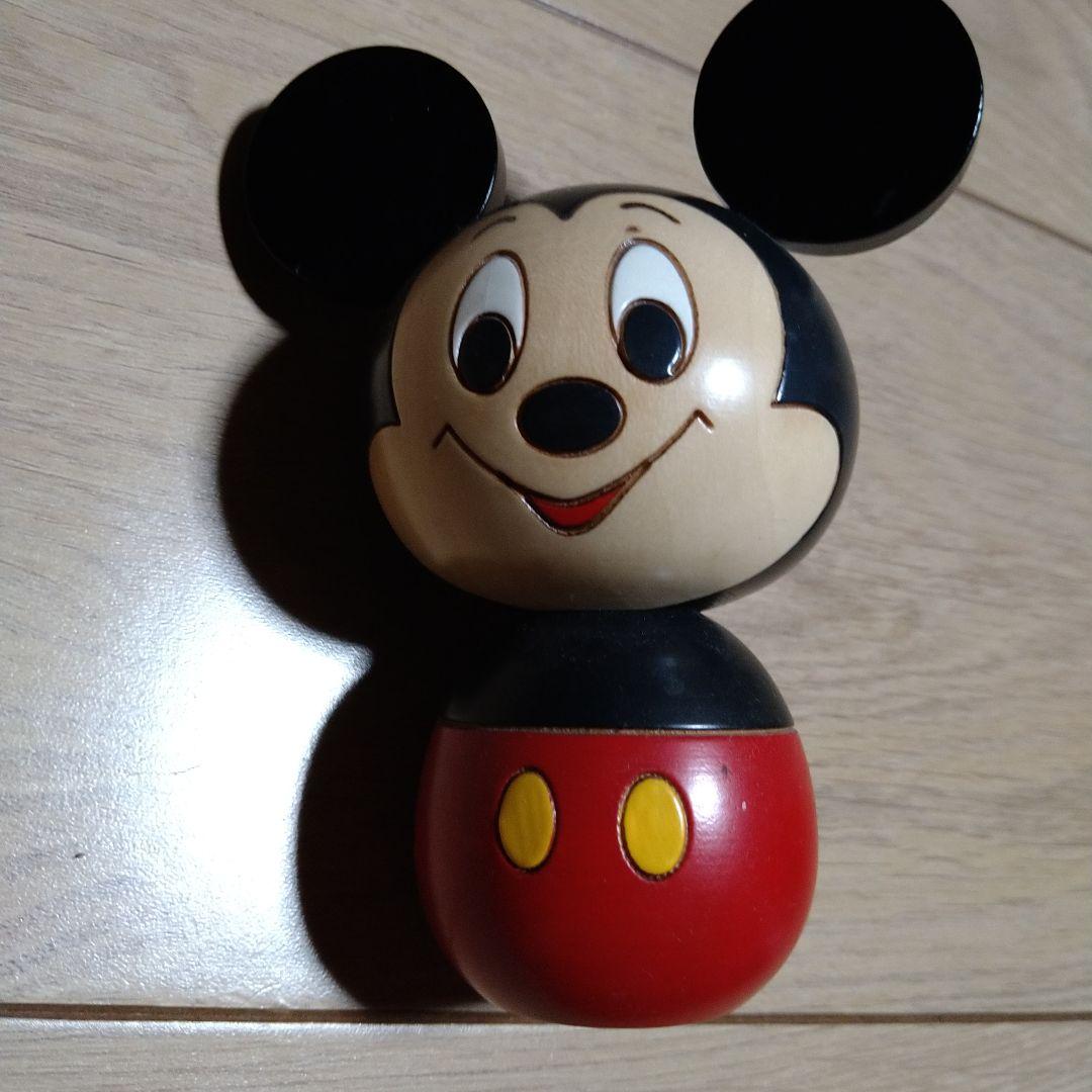 卯三郎こけし ミッキー ミニー2体セット