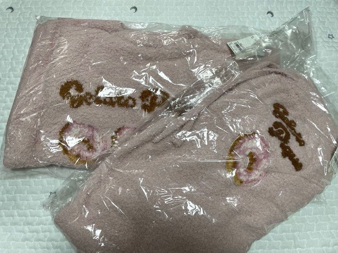 【新品】ジェラートピケ　ドーナツジャガードプルオーバー&ロングパンツ　ピンク