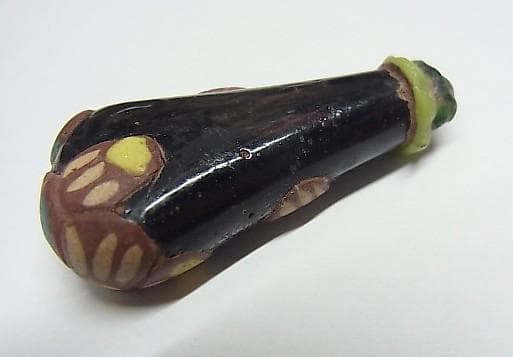 ★K0503★古代とんぼ玉 (A51) イスラム　特大ペンダント　ガラスビーズ