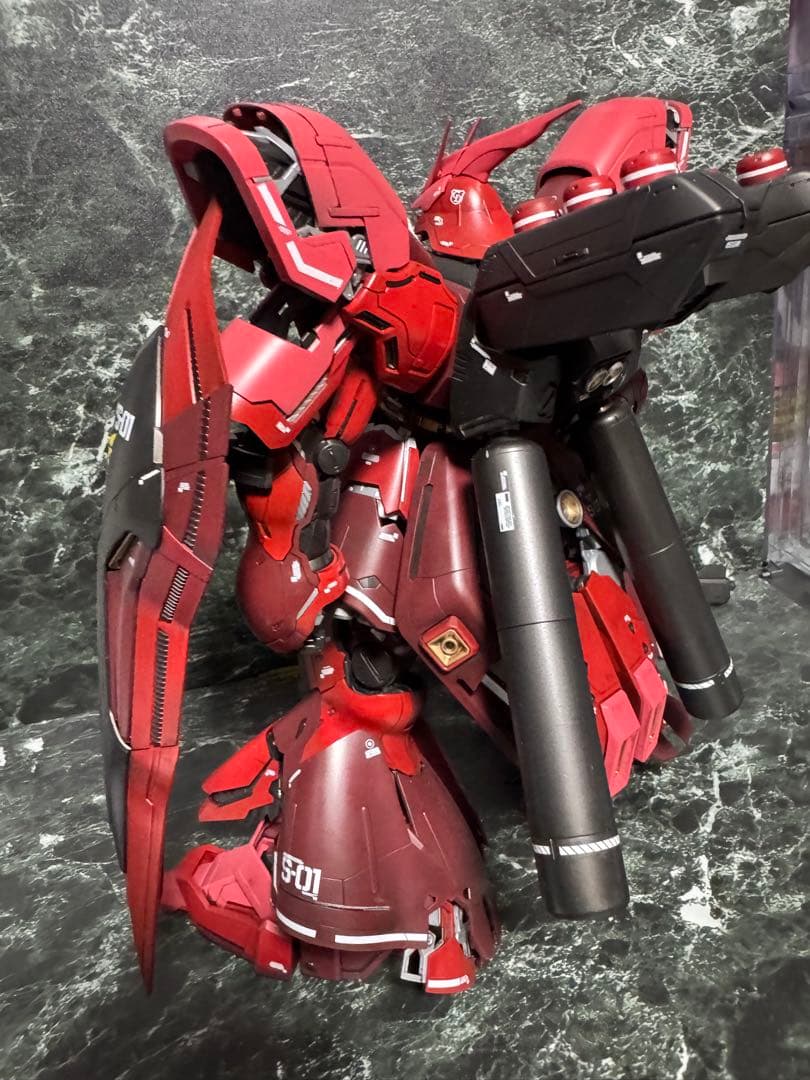 逆襲のシャア　MG サザビーverKA 塗装完成品　ガンプラ　プラモデル